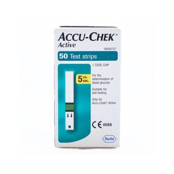 أكيوتشيك أكتيف - شرائط سكر - Accuchek Active Test Strips