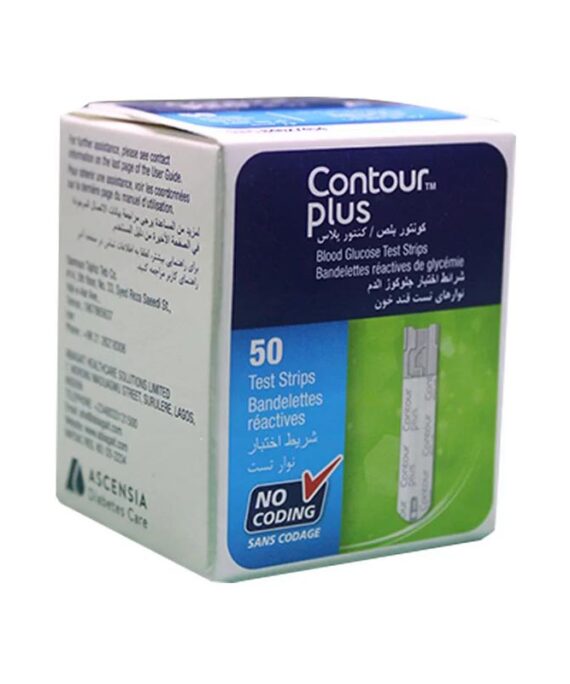 كونتور بلس - شرائط سكر - Contour Plus Test Strips