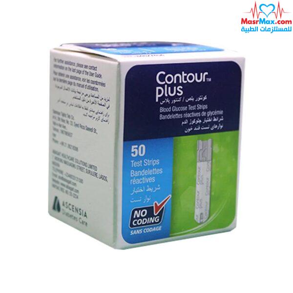 كونتور بلس - شرائط سكر - Contour Plus Test Strips