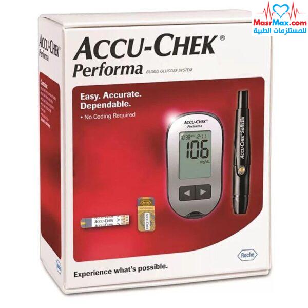 جهاز سكر اكيوتشيك بيرفورما - Accu-Chek Performa - Blood Glucose Monitor