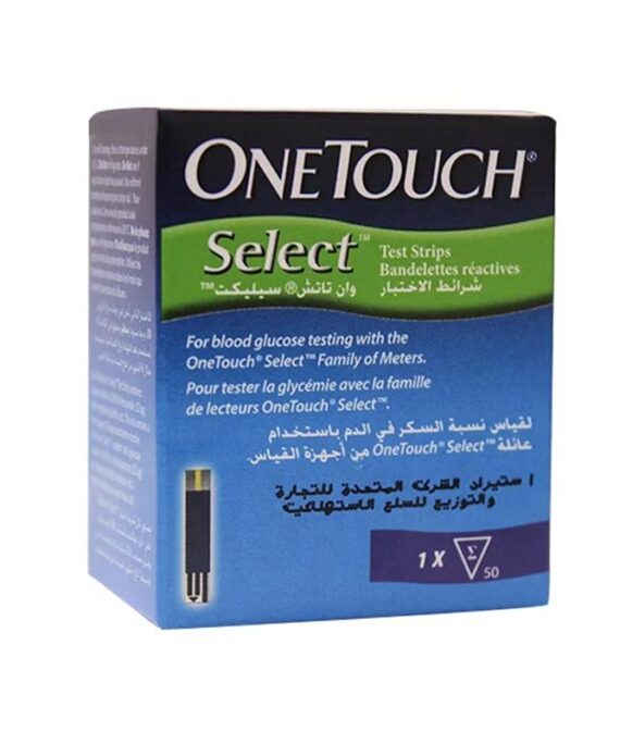 وان تاتش سيليكت - شرائط سكر - One Touch Select Test Strips