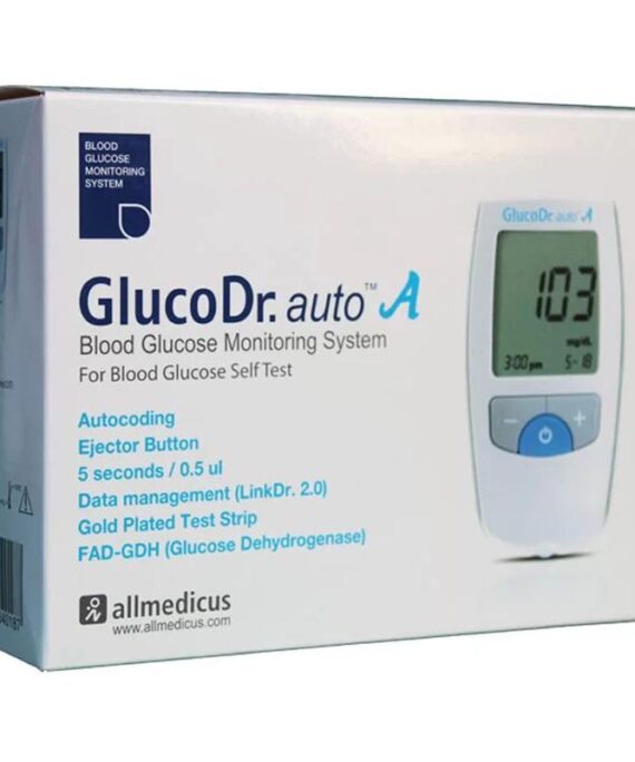 جهاز سكر جلوكودكتور أوتو كوري - GlucoDR Auto Blood Glucose Monitor (Copy)