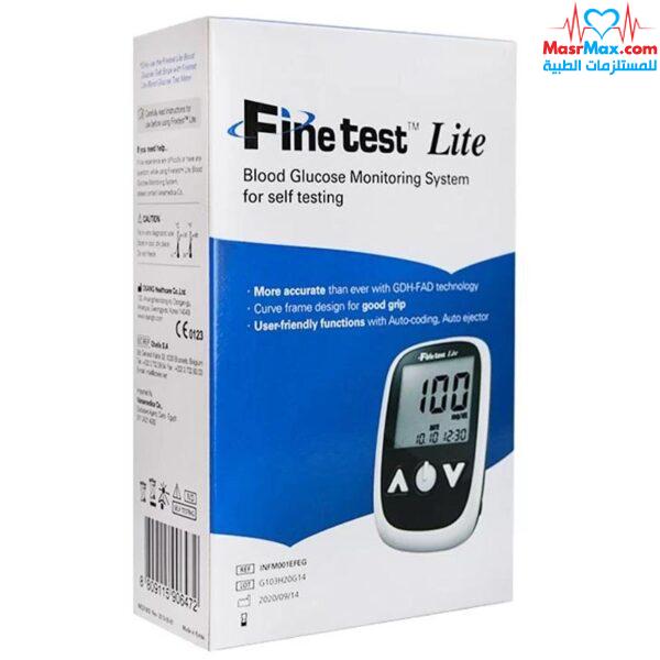 جهاز قياس السكر فاين تست لايت - FineTest Lite Blood Glucose Monitor