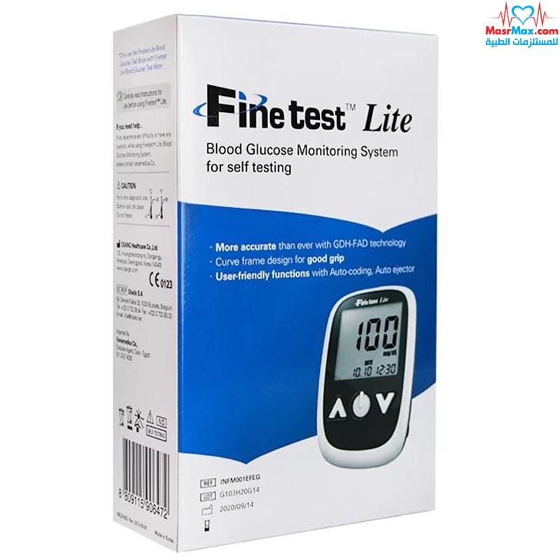 جهاز قياس السكر فاين تست لايت - FineTest Lite Blood Glucose Monitor